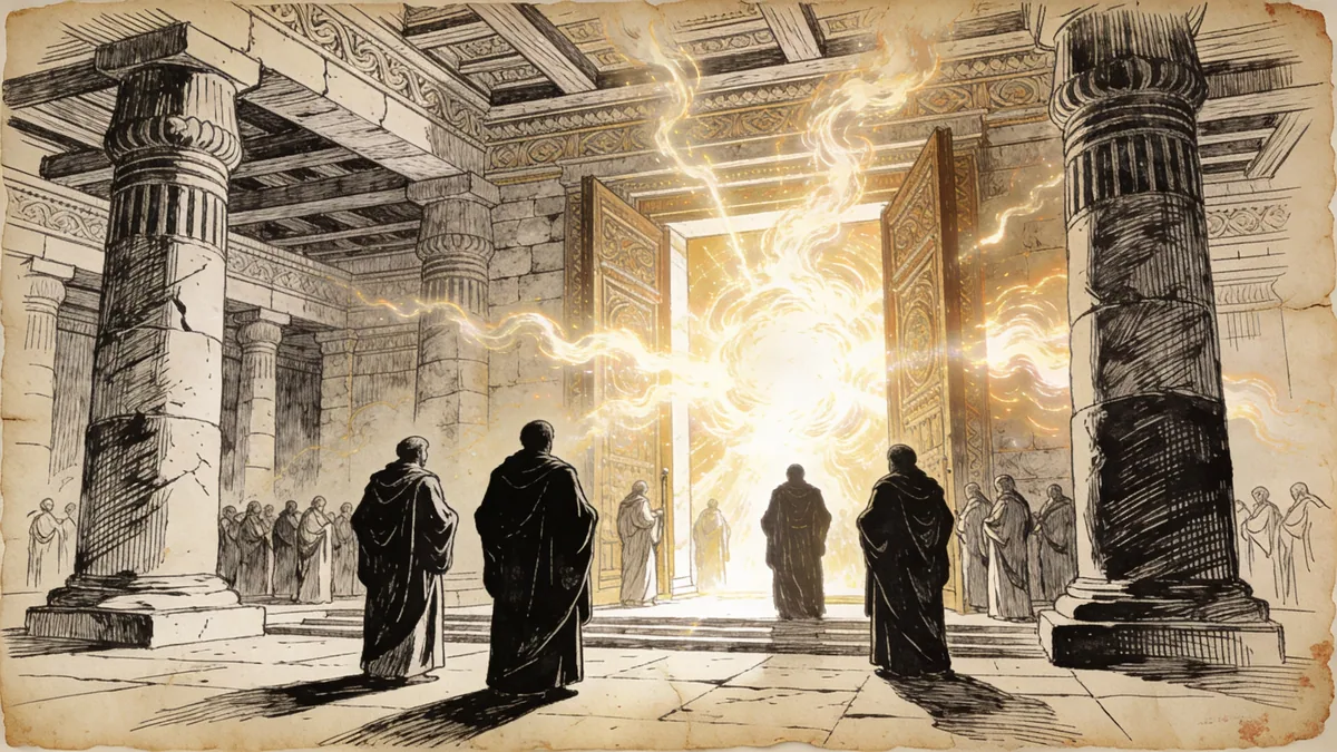Visual depiction of 2 Chronicles 7