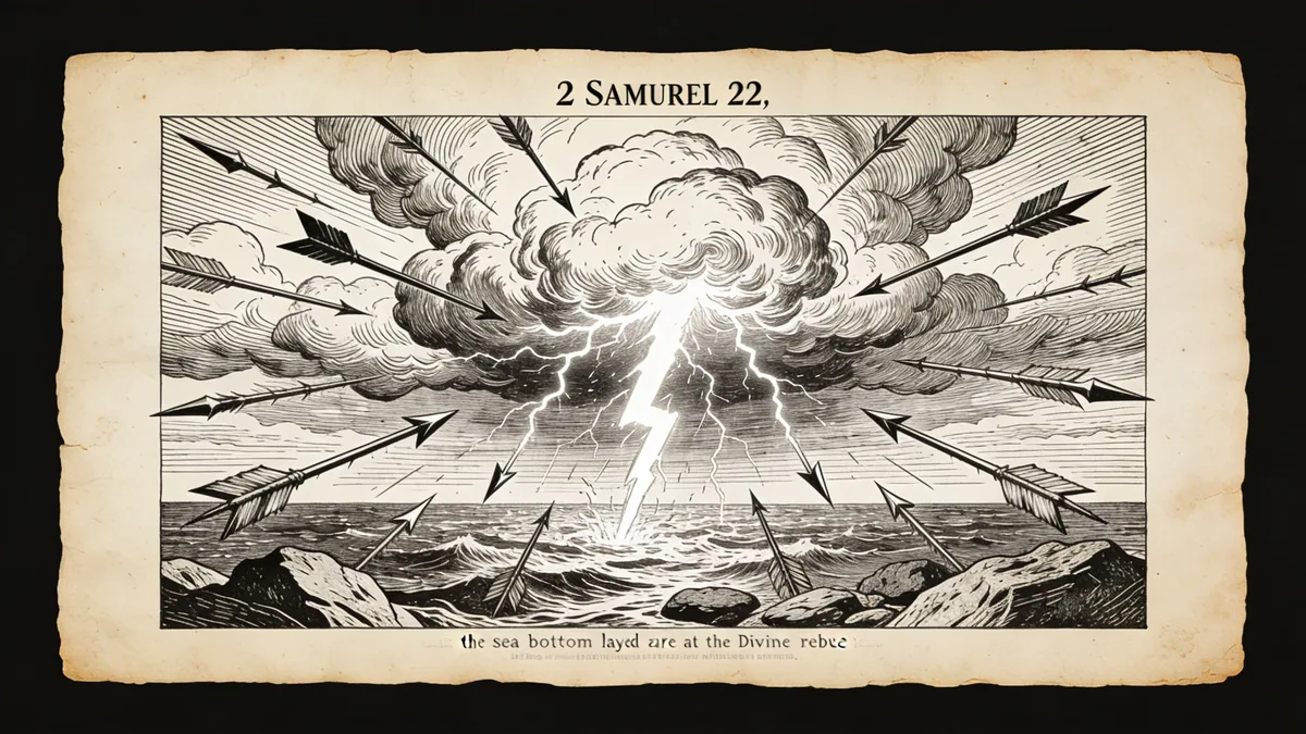 Visual depiction of 2 Samuel 22