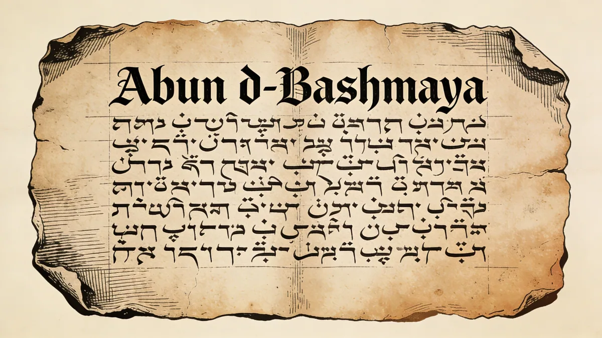 Visual depiction of Abun d-Bashmaya
