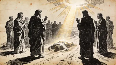 Visual depiction of Acts 9