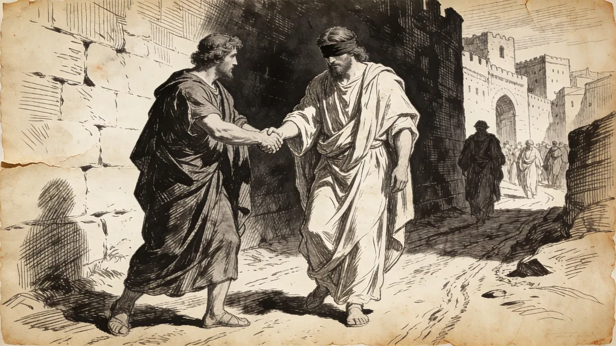 Visual depiction of Acts 9