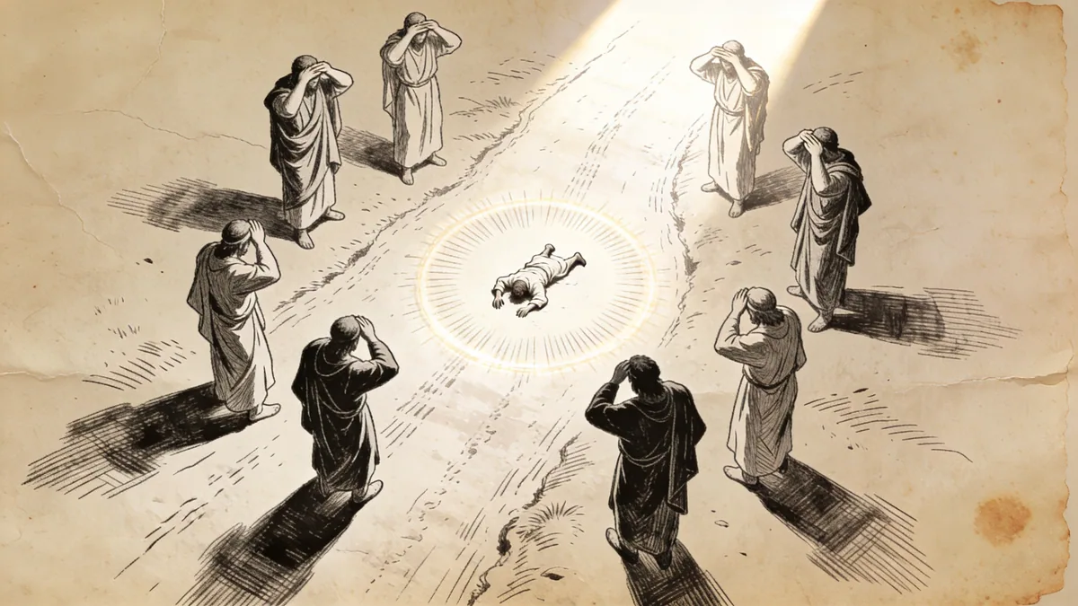Visual depiction of Acts 9