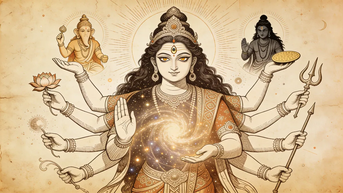 Visual depiction of Adi Parashakti
