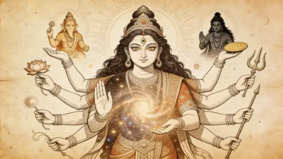 Visual depiction of Adi Parashakti