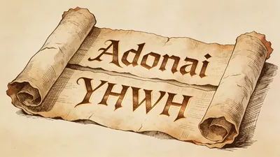 Visual depiction of Adonai YHWH