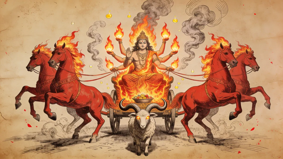 Visual depiction of Agni