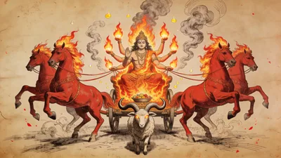Visual depiction of Agni