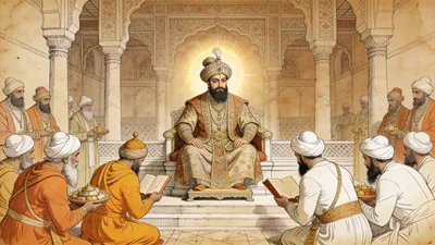 Visual depiction of Akbar the Great