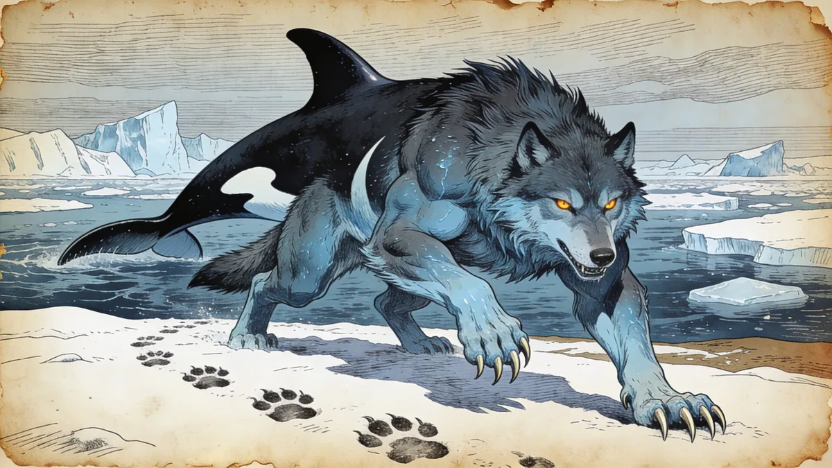Visual depiction of Akhlut