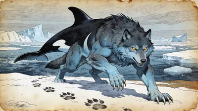 Visual depiction of Akhlut