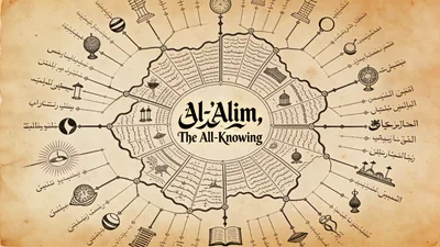 Visual depiction of Al-'Alim