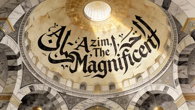Visual depiction of Al-'Azim