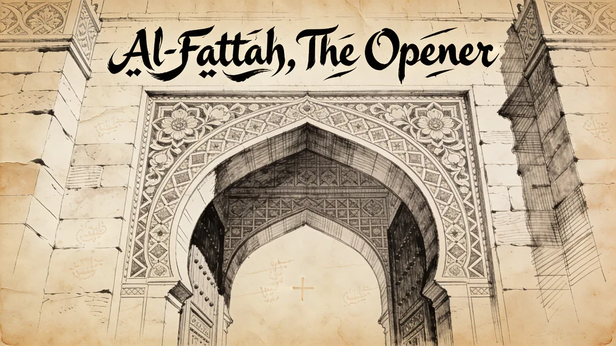 Visual depiction of Al-Fattah