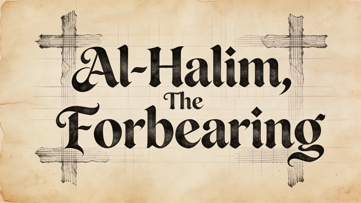 Visual depiction of Al-Halim