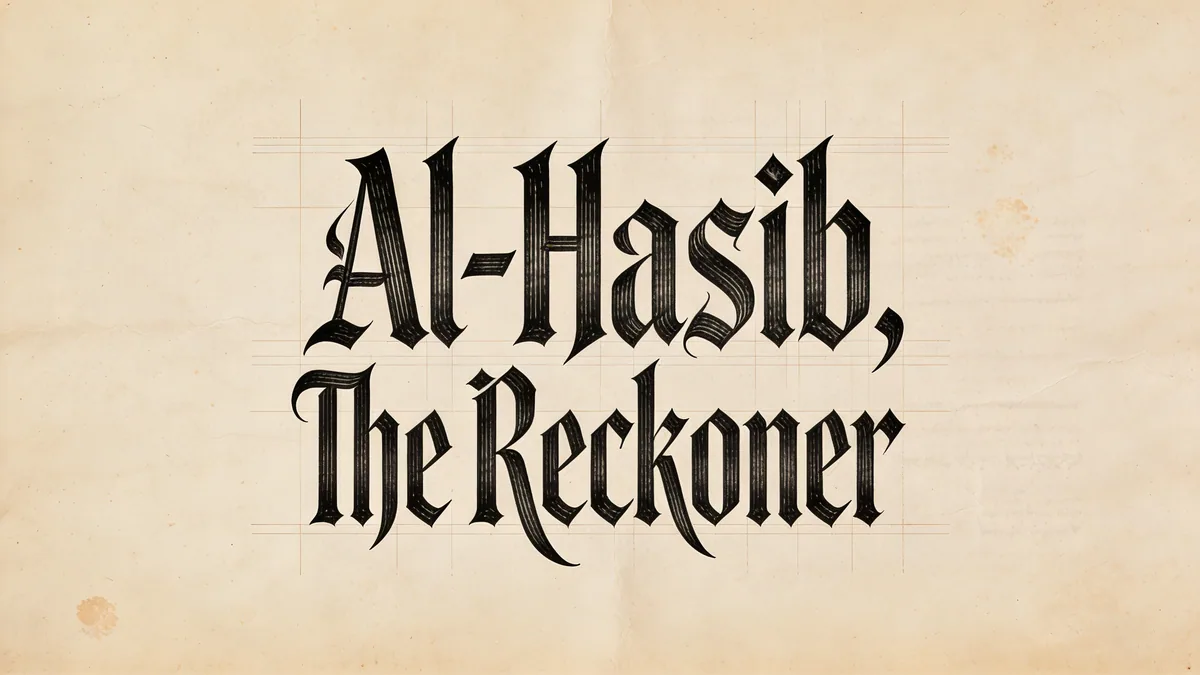 Visual depiction of Al-Hasib