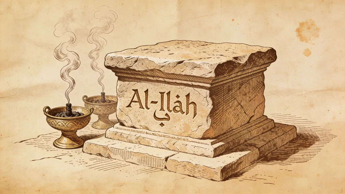 Visual depiction of Al-Ilah