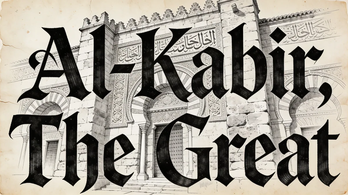 Visual depiction of Al-Kabir