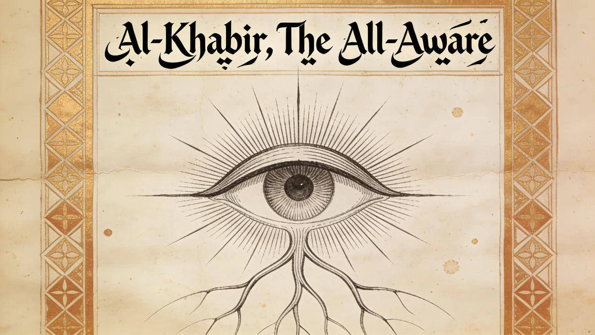 Visual depiction of Al-Khabir
