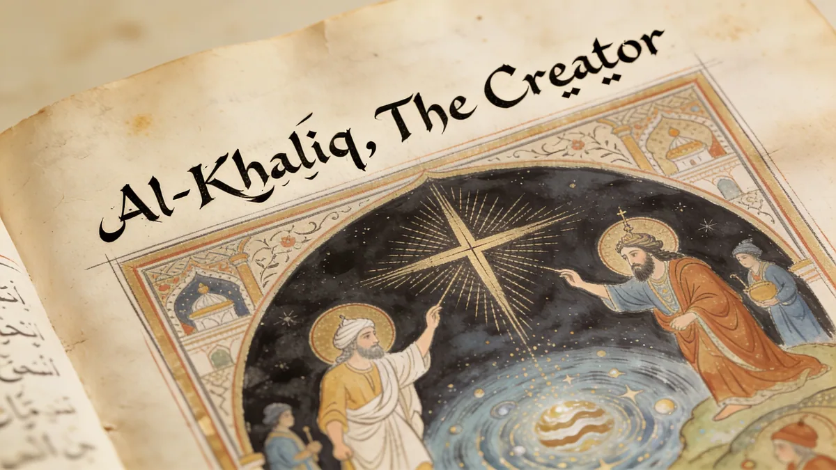 Visual depiction of Al-Khaliq