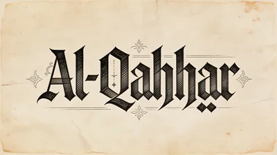 Visual depiction of Al-Qahhar