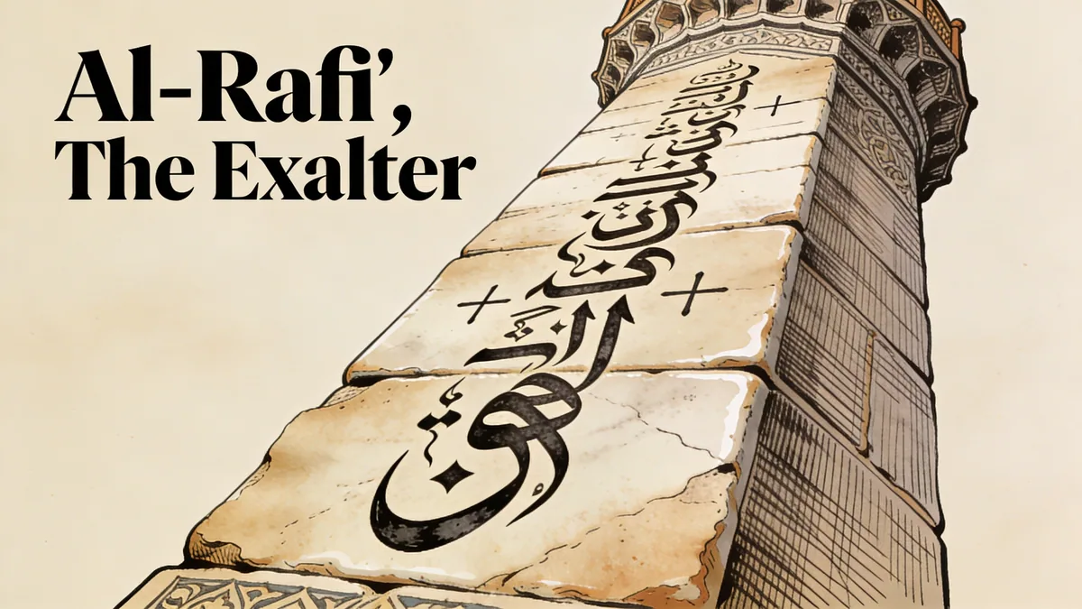 Visual depiction of Al-Rafi'