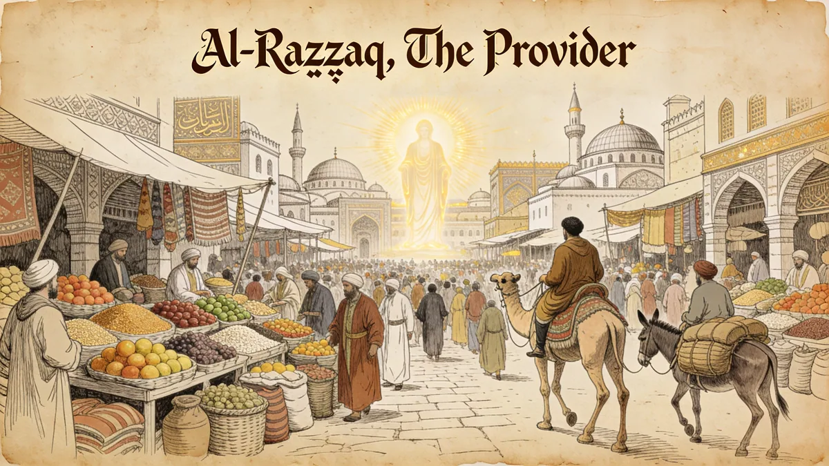 Visual depiction of Al-Razzaq
