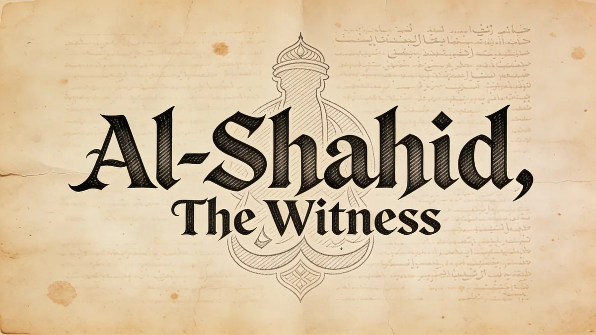 Visual depiction of Al-Shahid
