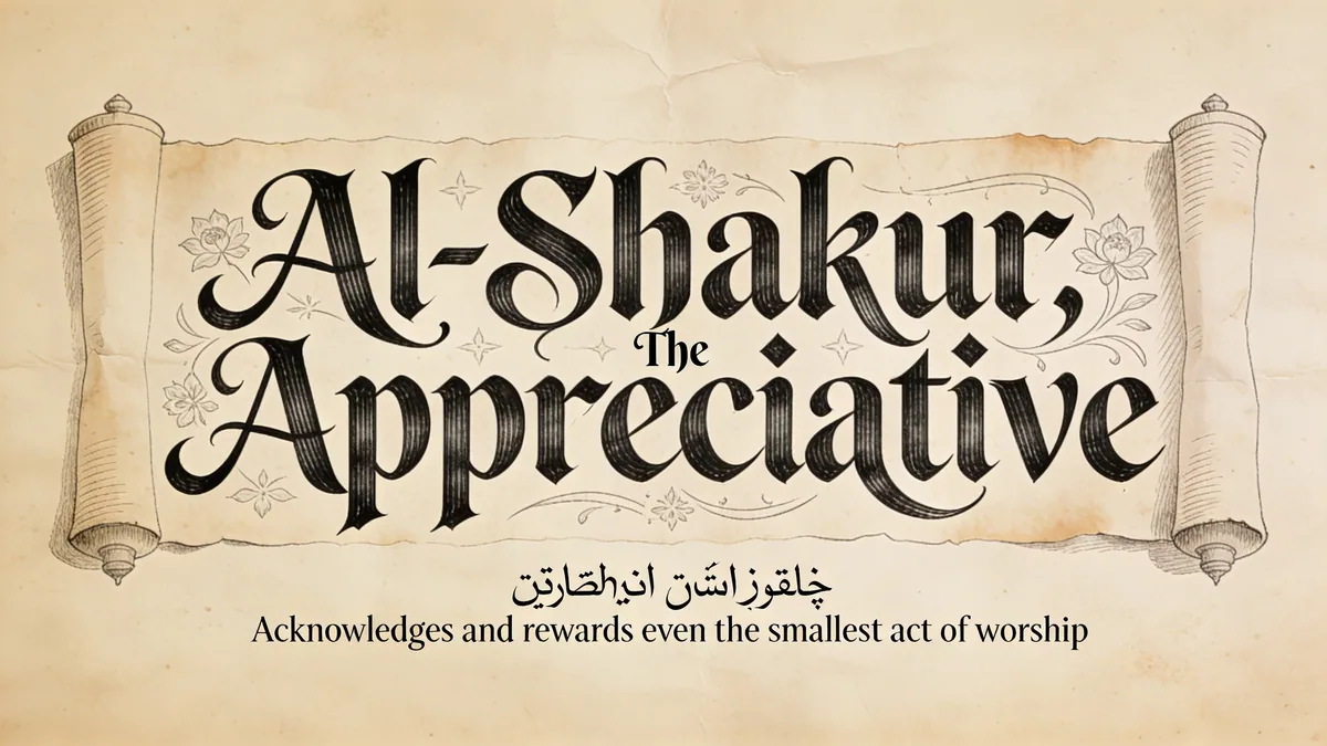Visual depiction of Al-Shakur