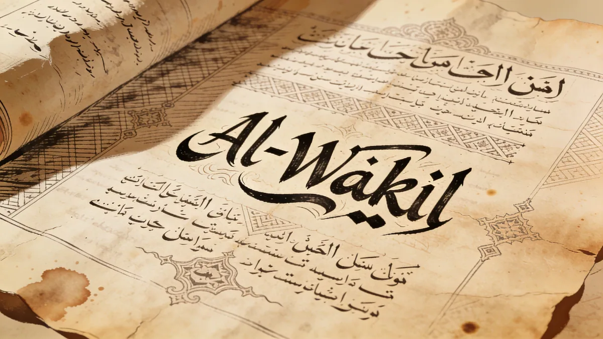 Visual depiction of Al-Wakil