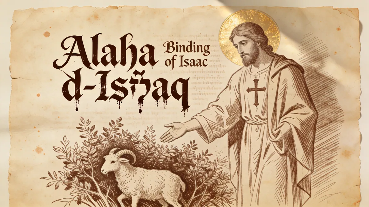 Visual depiction of Alaha d-Isḥaq