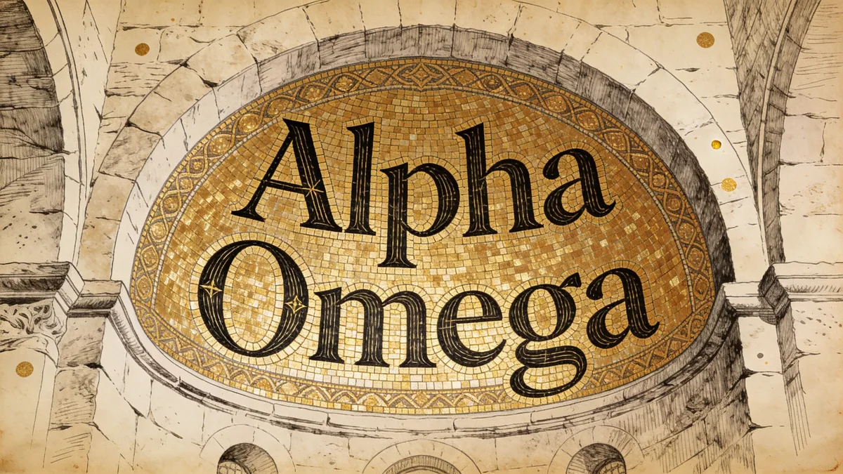 Visual depiction of Alpha and Omega
