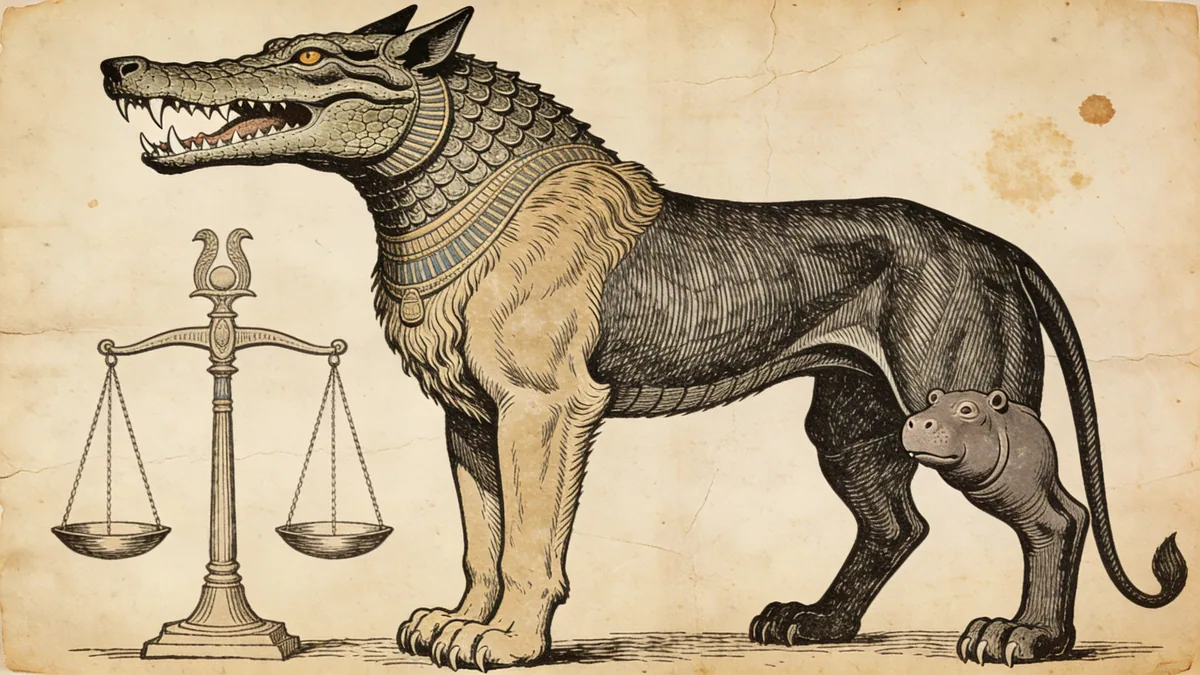 Visual depiction of Ammit