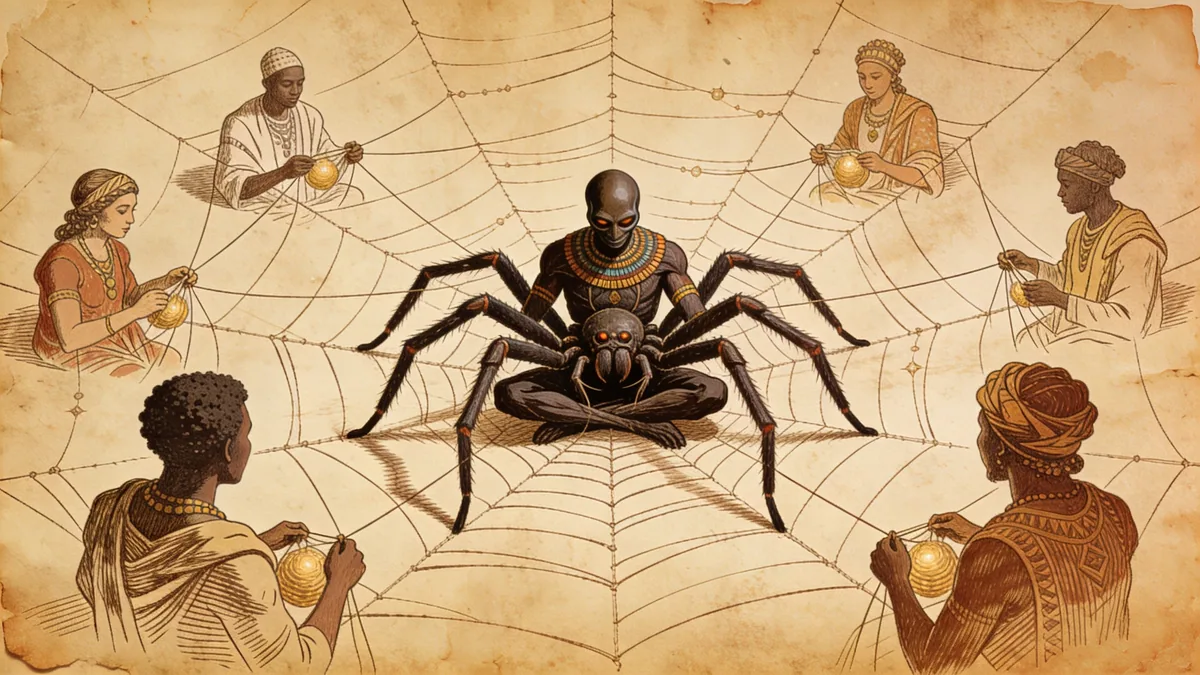 Visual depiction of Anansi