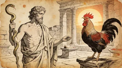 Visual depiction of Asclepius