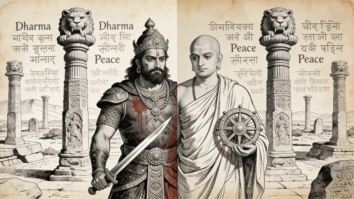 Visual depiction of Ashoka the Great
