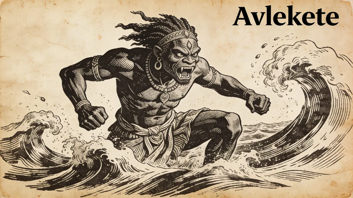 Visual depiction of Avlekete