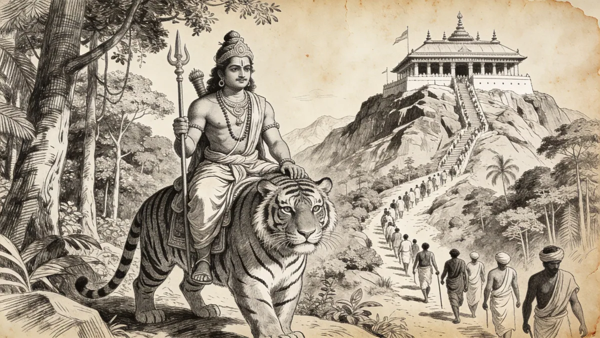 Visual depiction of Ayyappan