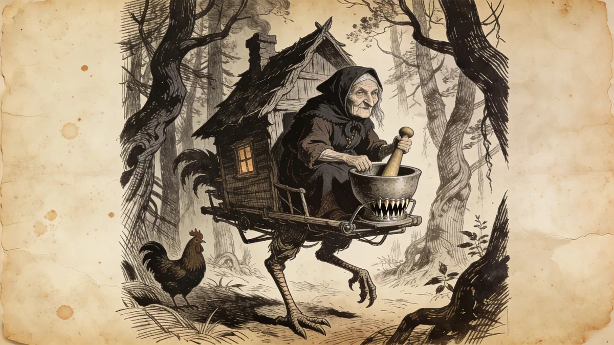 Visual depiction of Baba Yaga