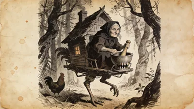 Visual depiction of Baba Yaga