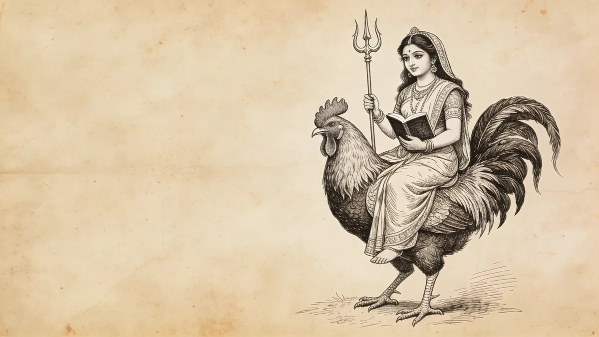 Visual depiction of Bahuchara Mata