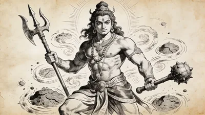 Visual depiction of Balarama