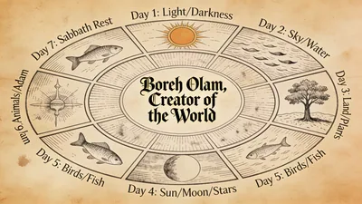 Visual depiction of Boreh Olam