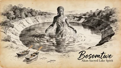 Visual depiction of Bosomtwe