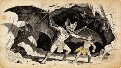 Visual depiction of Camazotz