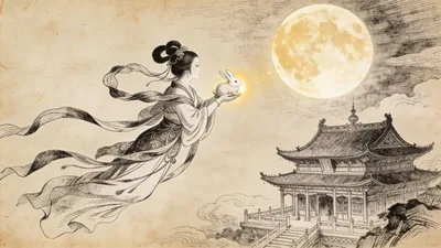 Visual depiction of Chang'e