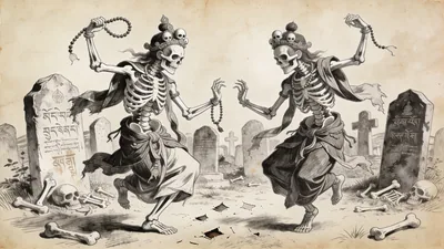 Visual depiction of Citipati