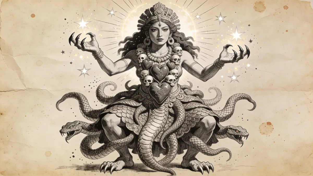 Visual depiction of Coatlicue