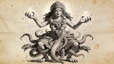 Visual depiction of Coatlicue