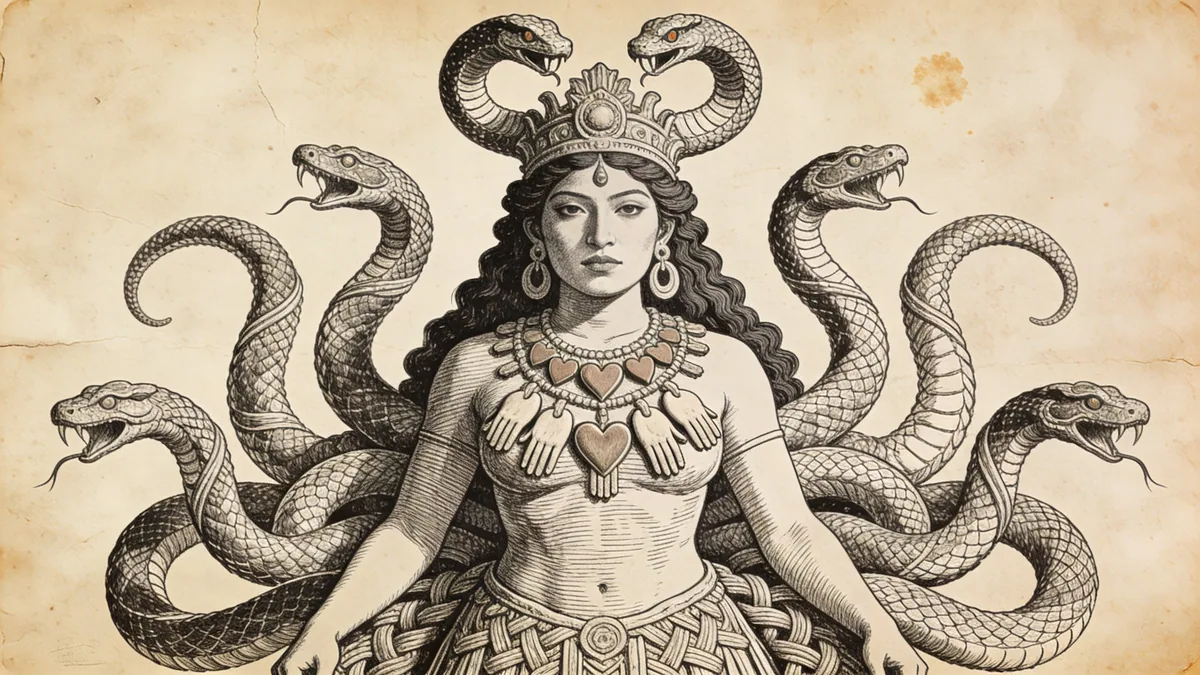 Visual depiction of Coatlicue