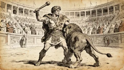 Visual depiction of Commodus